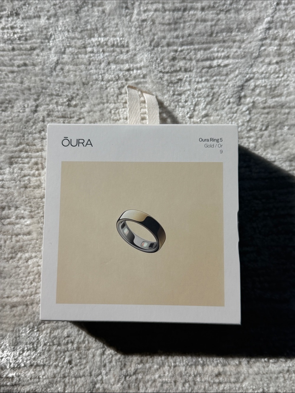 Oura Ring 5 Gold Size 9